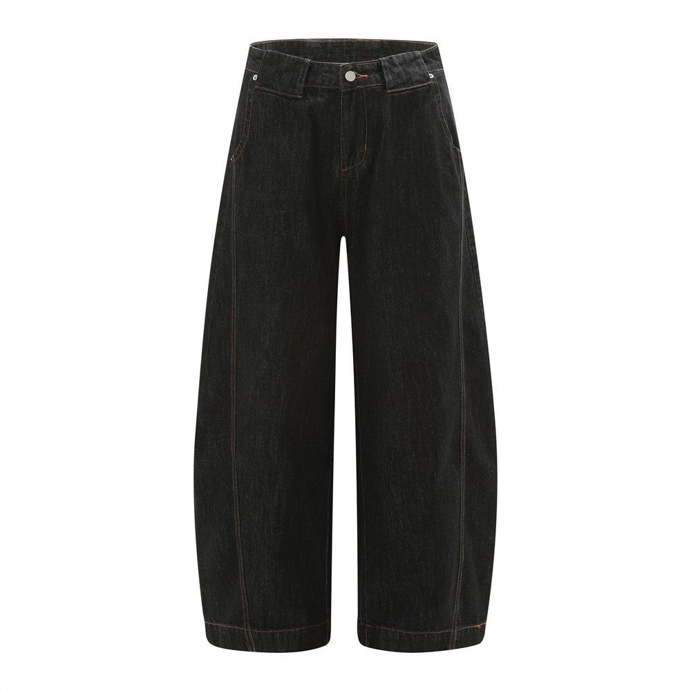 Japanese Brand × Jean Men's trendy patchwork workwear scimitar jeans Size US 32 / EU 48 - 1 Thumbnail