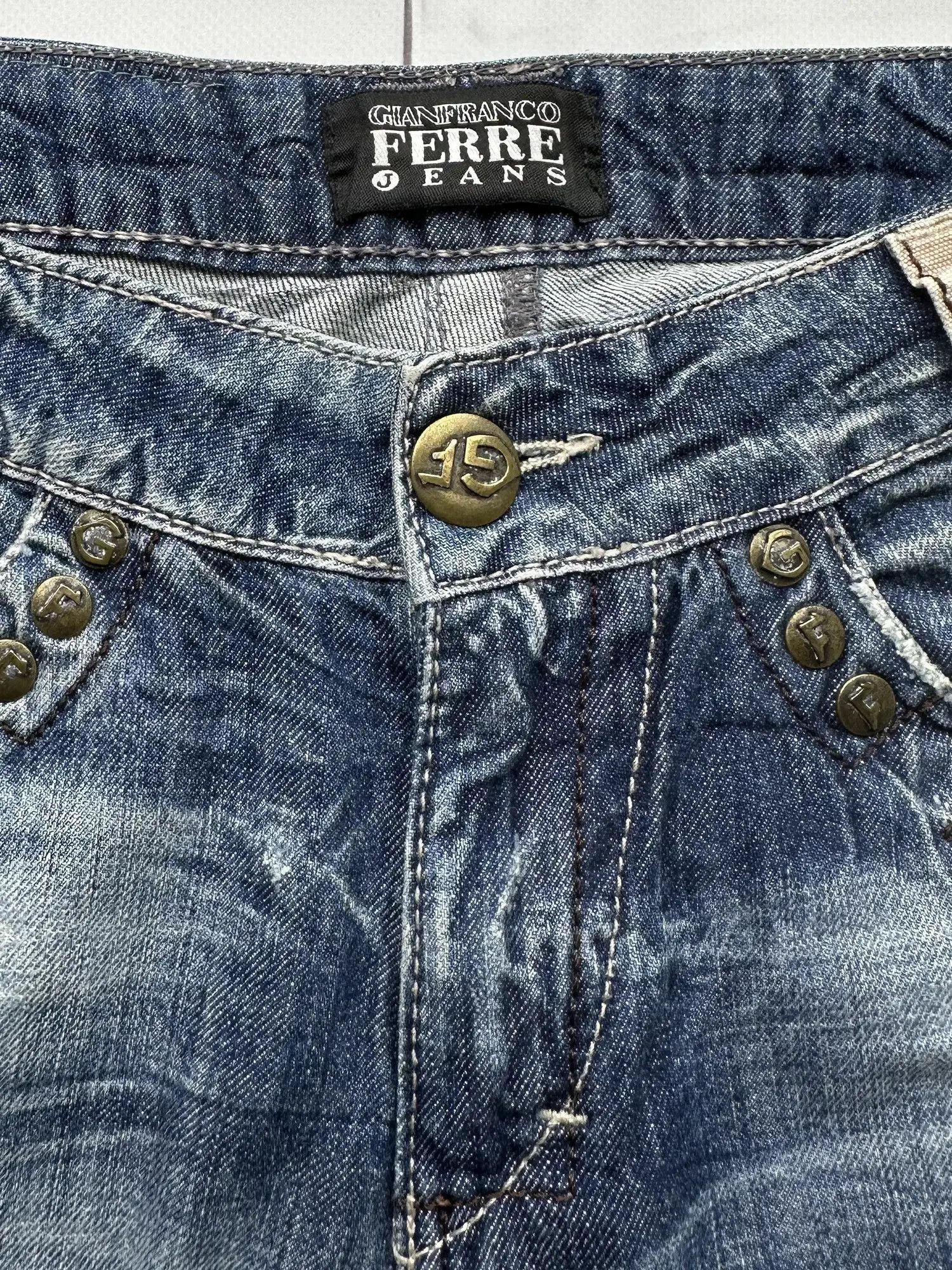 GF Ferre Gianfranco Ferre Vintage Rare Jeans (B261) Size US 28 / EU 44 - 6 Thumbnail