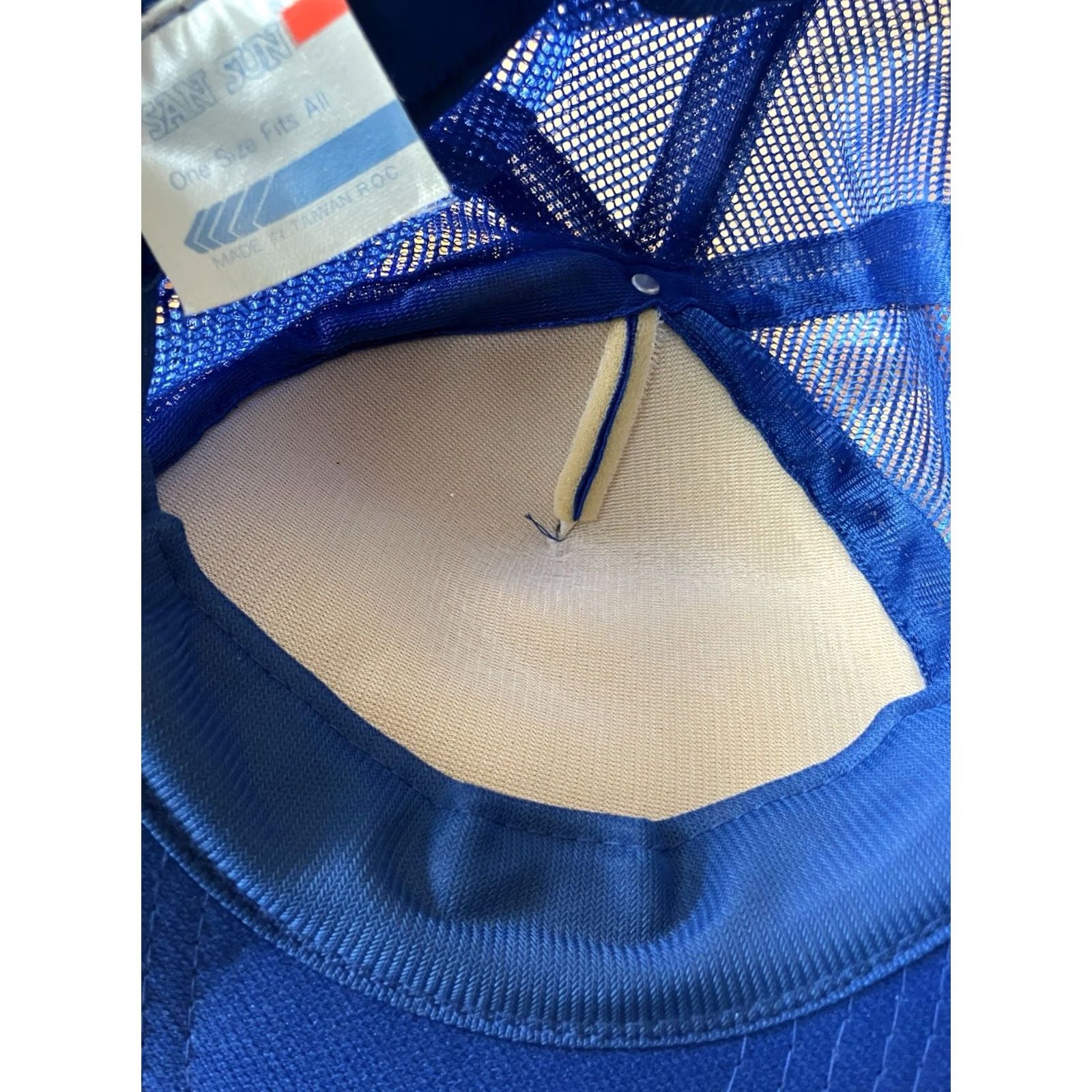 Vintage VINTAGE Hosston LA 1991 Reunion Blue Snapback Rope Trucker Hat Unbranded Unisex Adults One Size Hat 90s Mens Womens Girls Boys Size ONE SIZE - 3 Thumbnail
