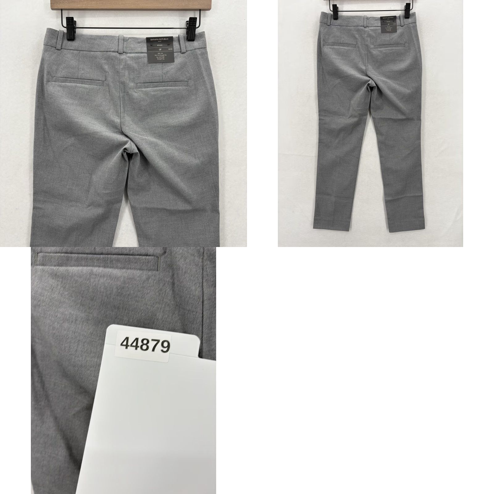 Banana Republic Banana Republic Ryan Pants Womens 0P Gray Mid Rise Slim Straight Dress Office Pants Womens 0P Gray Business Workwear Mens? Size 25" / US 0 / IT 36 - 10 Thumbnail
