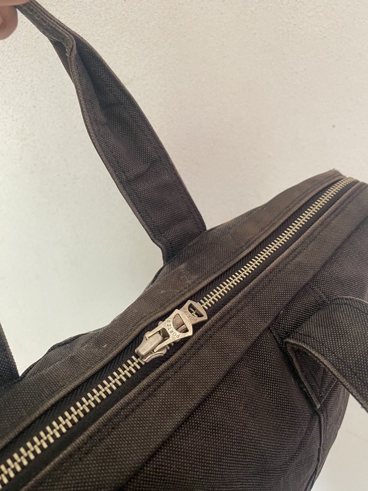 Japanese Brand × Porter BAG PORTER BY YOSHIDA KABAN BLACK IN COTTON MESSENGER BAG Size ONE SIZE - 9 Thumbnail