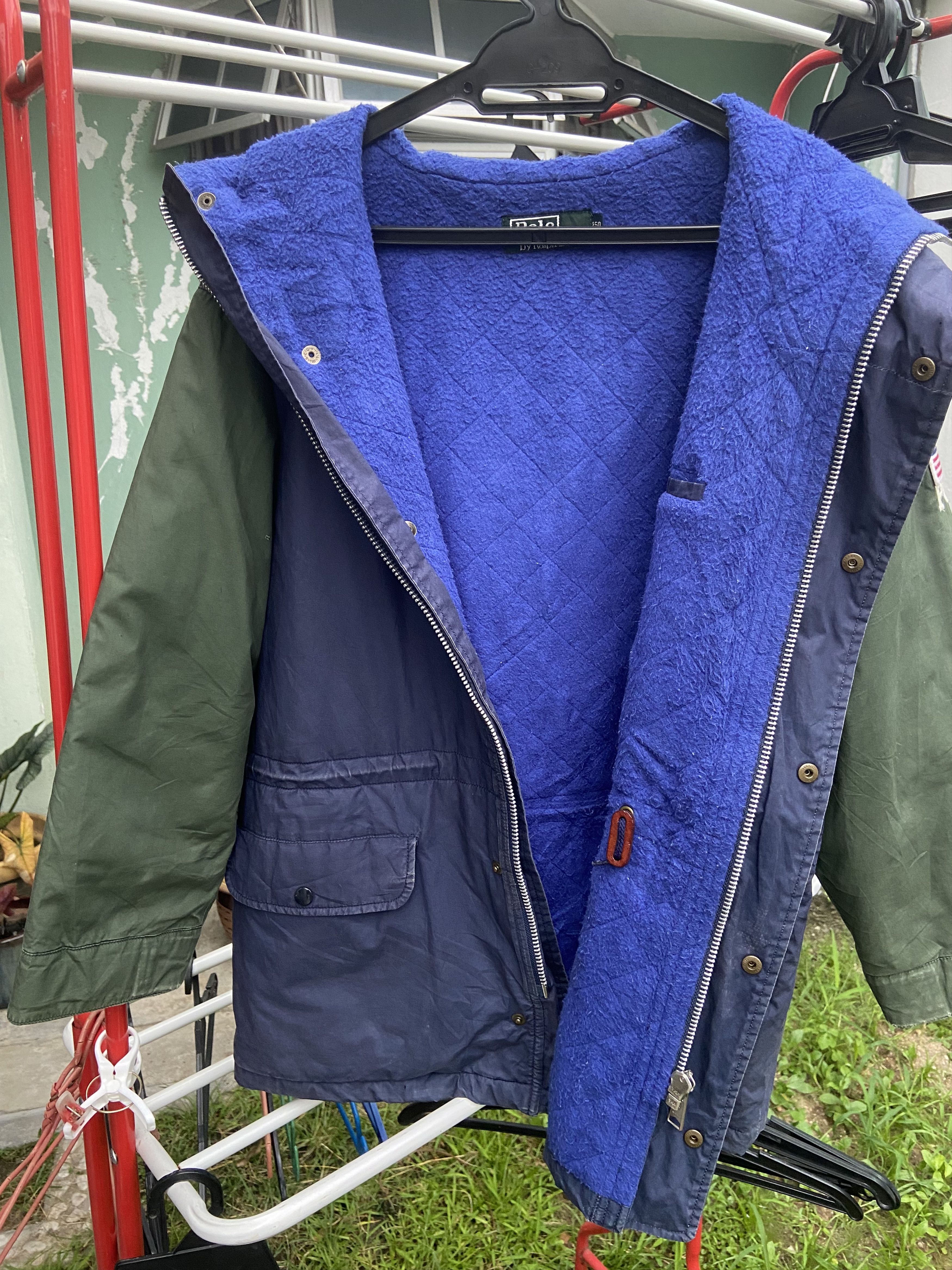Polo Ralph Lauren Vintage Polo Ralph Lauren Hoodie Jacket Size US L / EU 52-54 / 3 - 3 Thumbnail