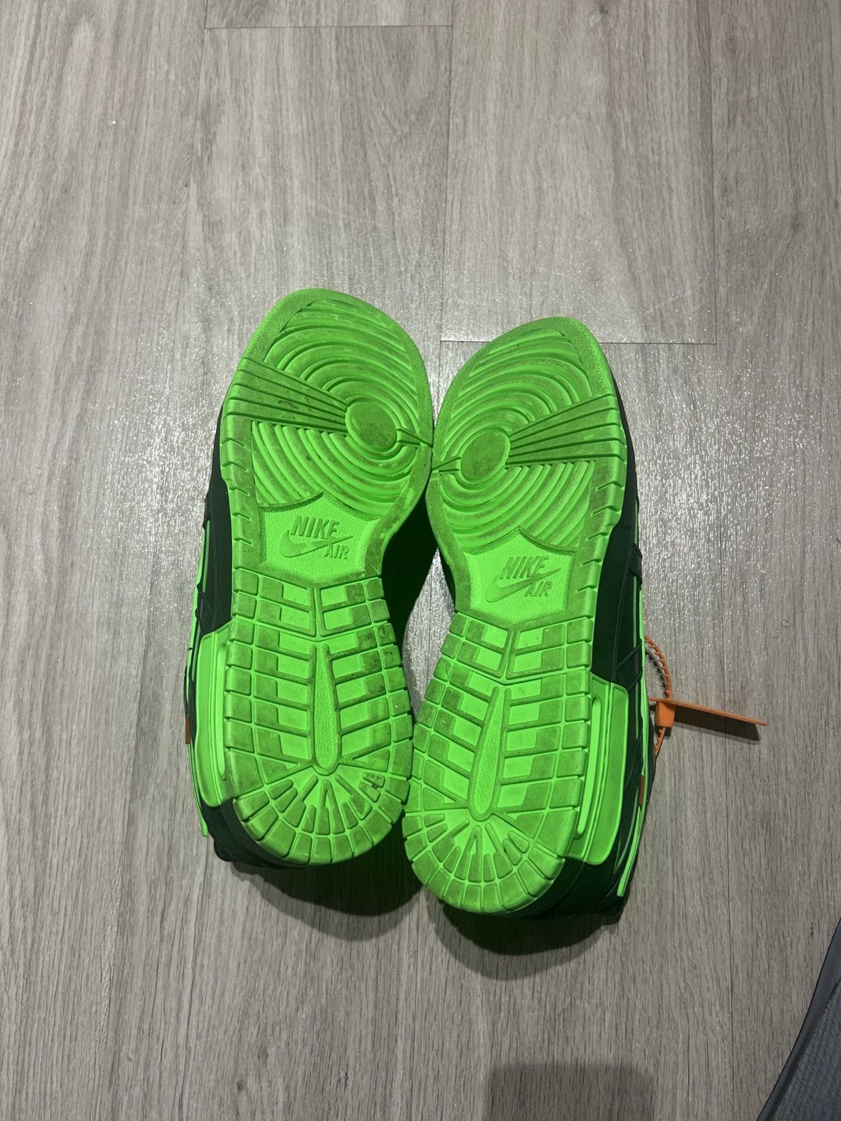 Nike × Off-White Nike off white rubber dunk low green strike lot Size US 15 / EU 48 - 7 Thumbnail
