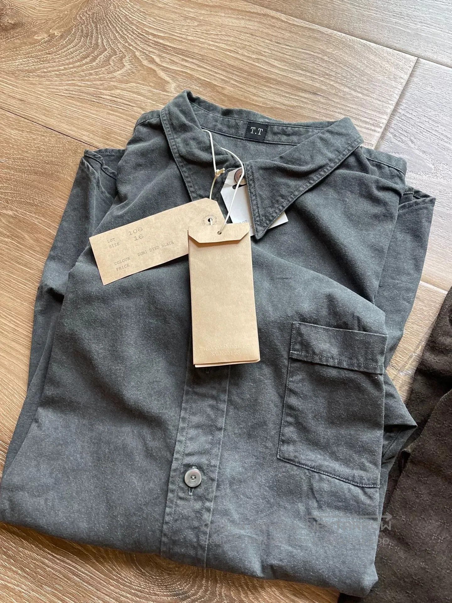 D.TT.K T.T LOT.106 Narrow Collar Shirt. Size US M / EU 48-50 / 2 - 1 Thumbnail