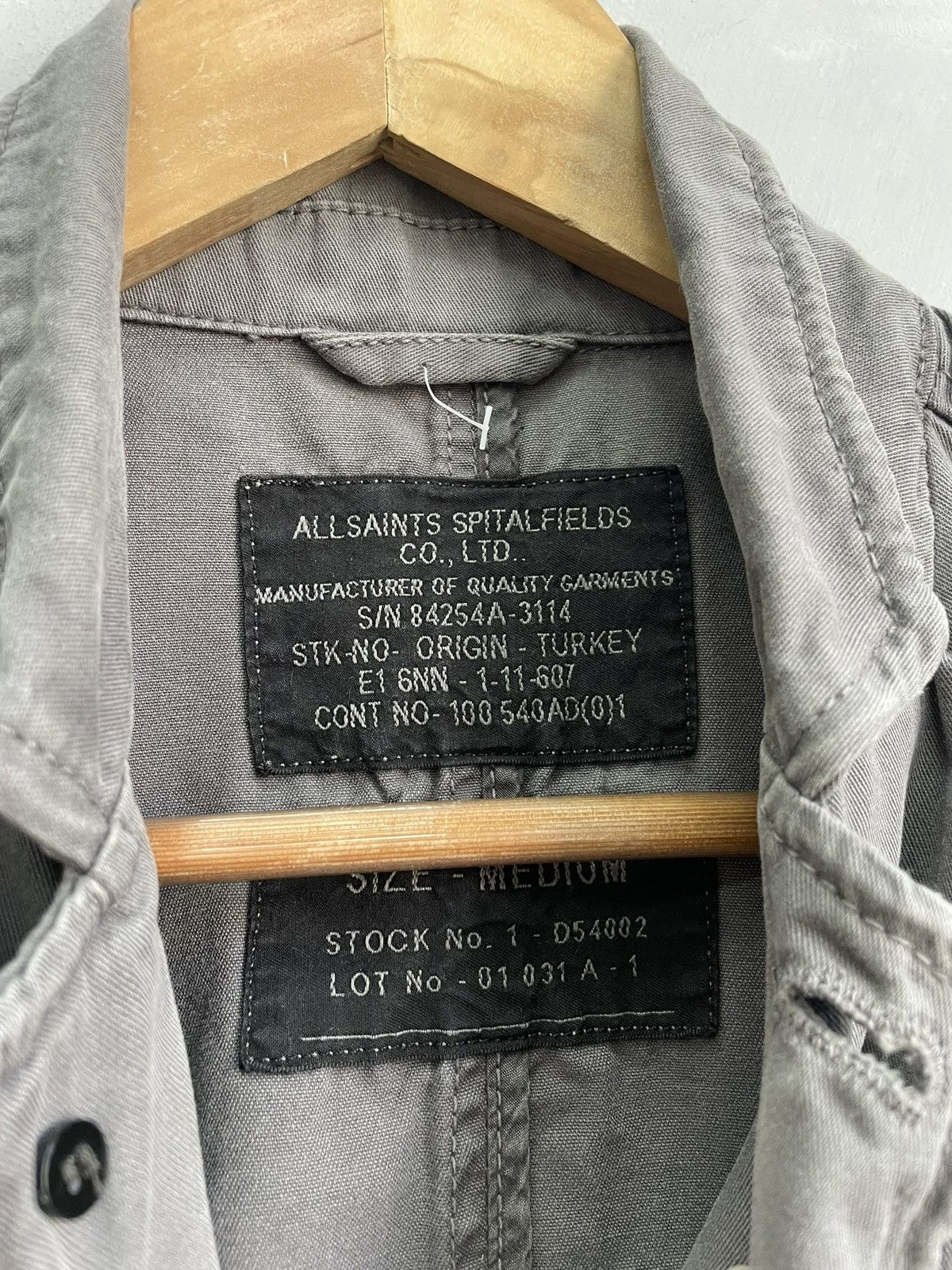 Allsaints 90s All saints Cotton jacket blazer Ann demeulemeester style Size US M / EU 48-50 / 2 - 5 Thumbnail