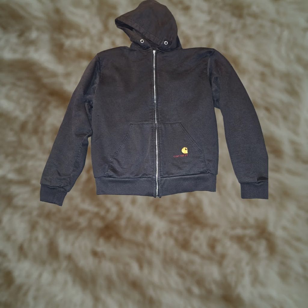 Carhartt Carhartt Fullzip Hooded Jacket Men's L Black Outdoors Workwear Size US L / EU 52-54 / 3 - 1 Thumbnail