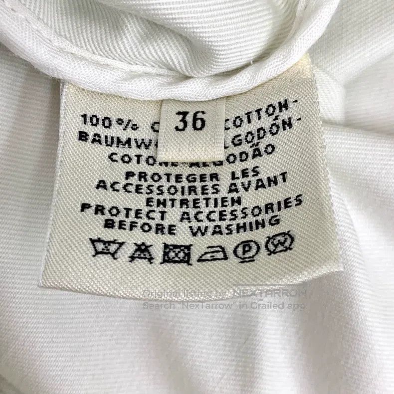 Hermes Hermes White Single-Breasted Trench Coat Size XS / US 0-2 / IT 36-38 - 8 Thumbnail