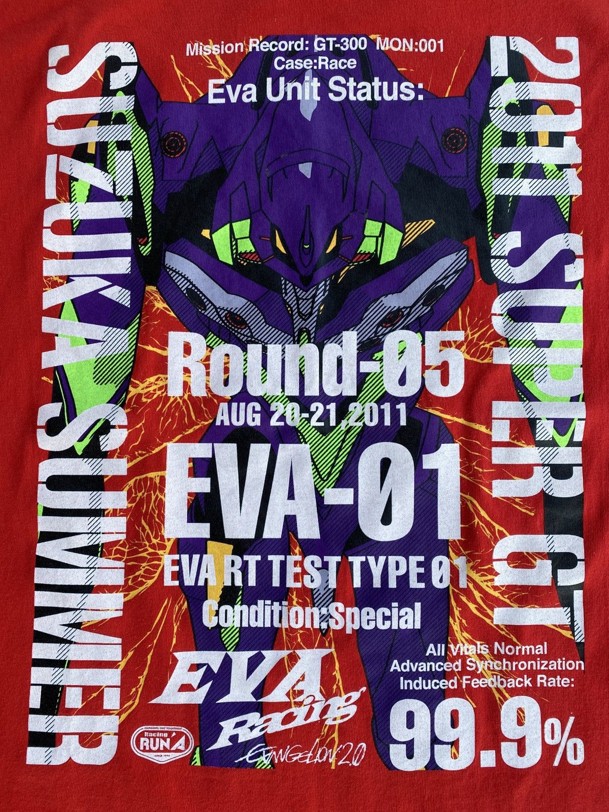 Anime VTG Y2K EVANGELION ANIME Size US L / EU 52-54 / 3 - 3 Thumbnail