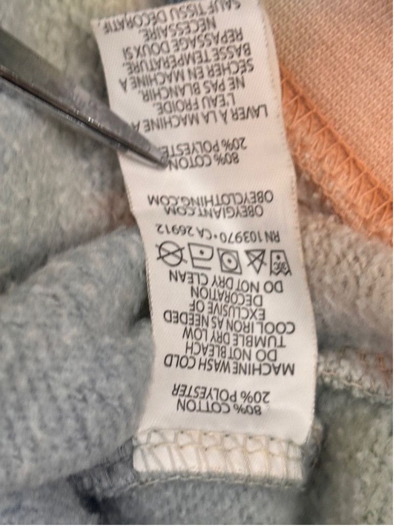 Obey Men's Obey Tie Dye Crewneck Sweatshirt Size L Size US XL / EU 56 / 4 - 12 Thumbnail