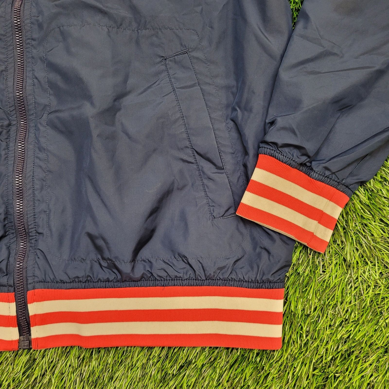 Champion Vintage Y2K Champion Varsity Bomber Jacket Large 23x27 Blue Size US L / EU 52-54 / 3 - 13 Thumbnail