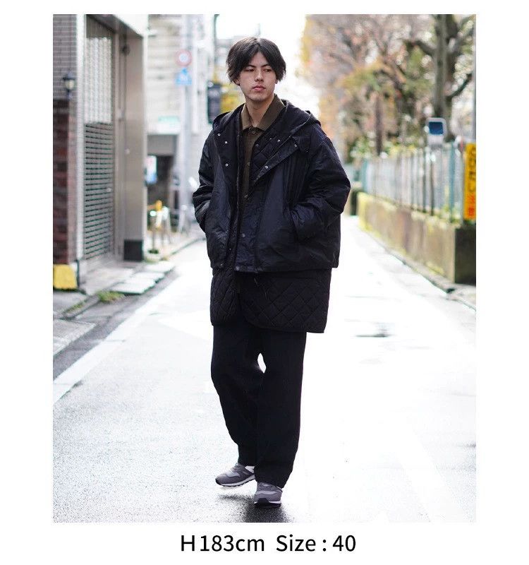 Kaptain Sunshine KAPTAIN SUNSHINE X BARBOUR Big Transport Hooded 2-3x 40 Size US XXS / EU 40 - 7 Thumbnail