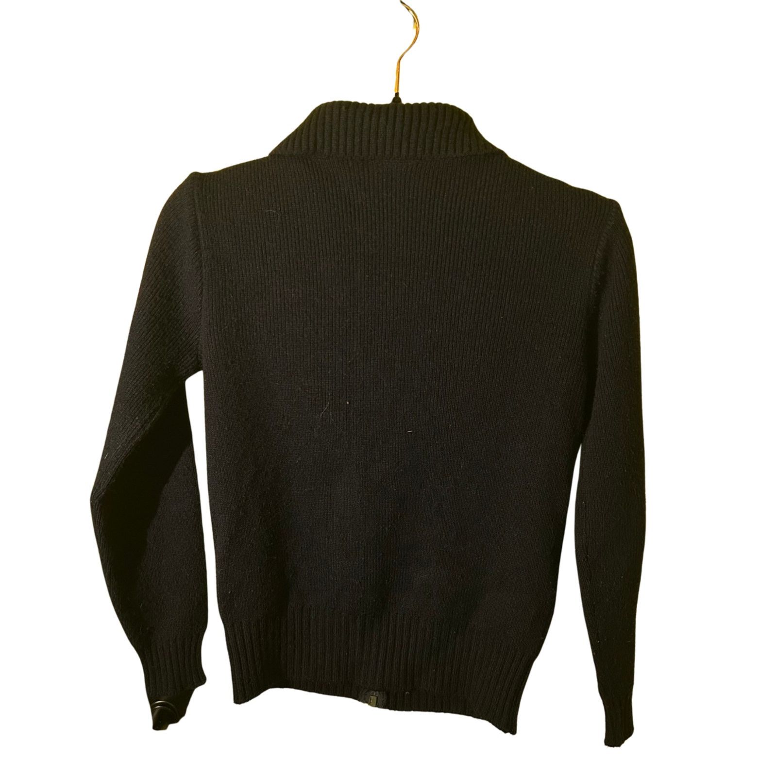 Saint Michael VTG St Michael Navy Zip Up Knit Sweater Jacket Womens Size S / US 4 / IT 40 - 3 Thumbnail