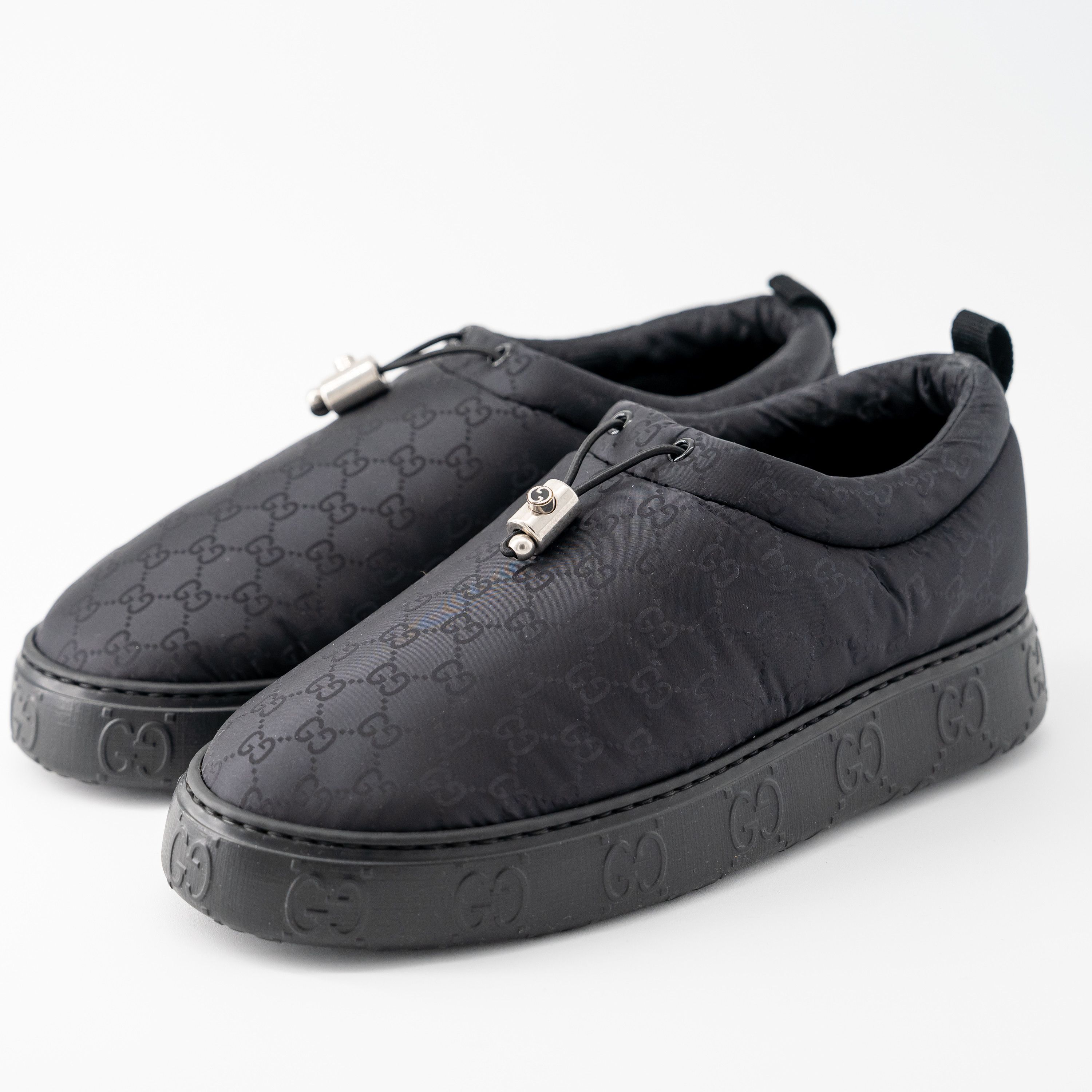 Gucci size 7.5G - Gucci Nylon GG Black Boots padded drawstring Size US 8 / EU 41 - 1 Thumbnail