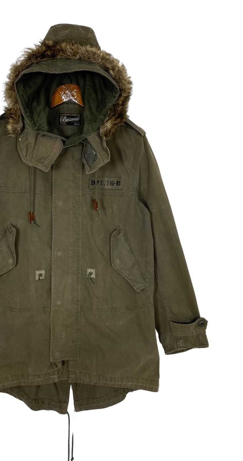 Beams Plus Rare‼️ Beams Fishtail Hoodie Fur Parka Size US M / EU 48-50 / 2 - 3 Thumbnail
