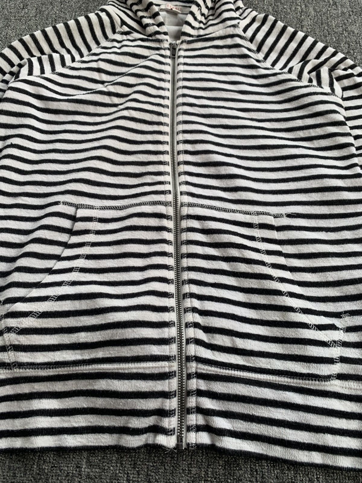 Esprit Esprit Stripe Black White Zip Hoodie Size US L / EU 52-54 / 3 - 3 Thumbnail
