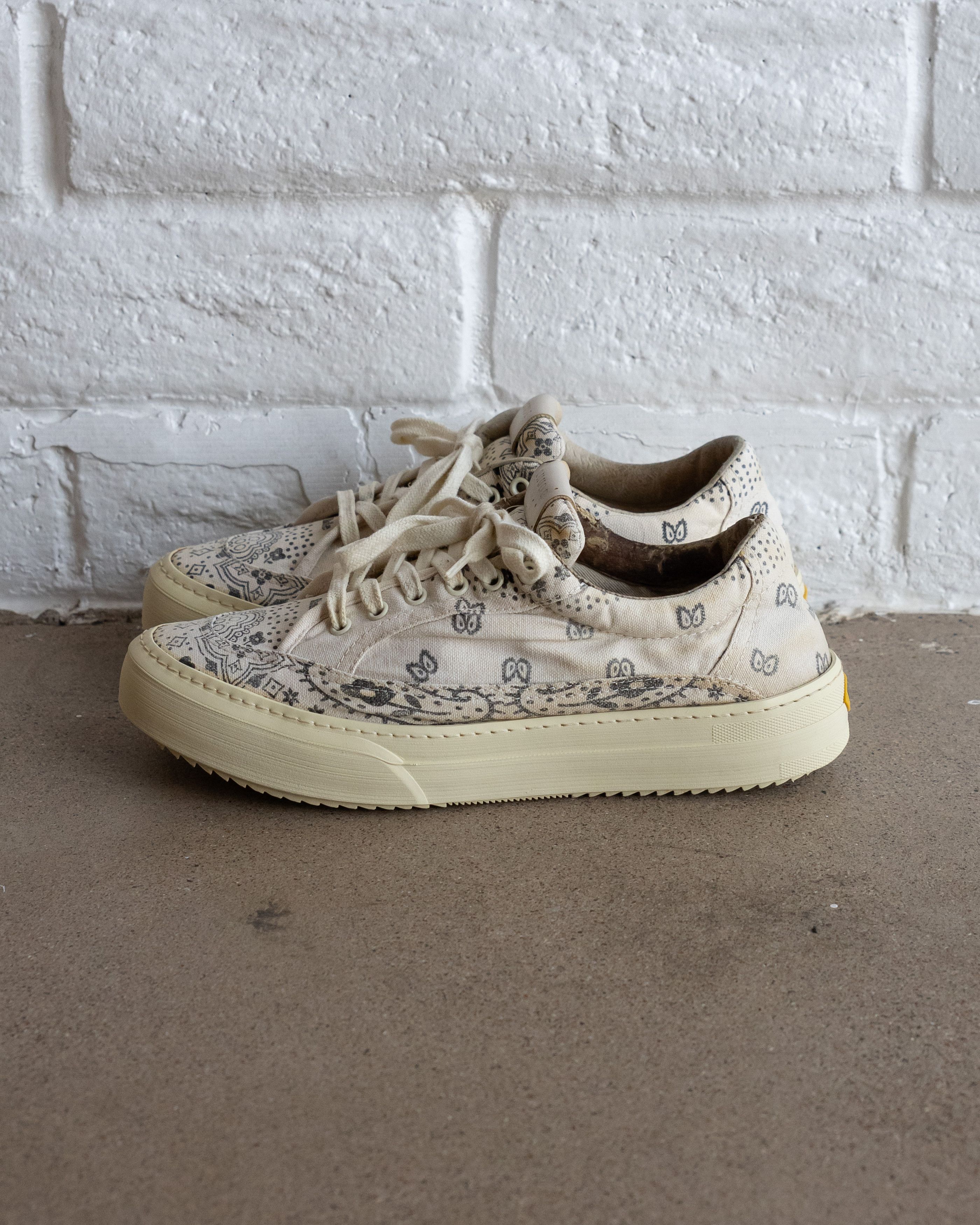 Rhude Rhude V2 Sneaker Bandana White Low Top Canvas Men's 10 Size US 10 / EU 43 - 1 Thumbnail