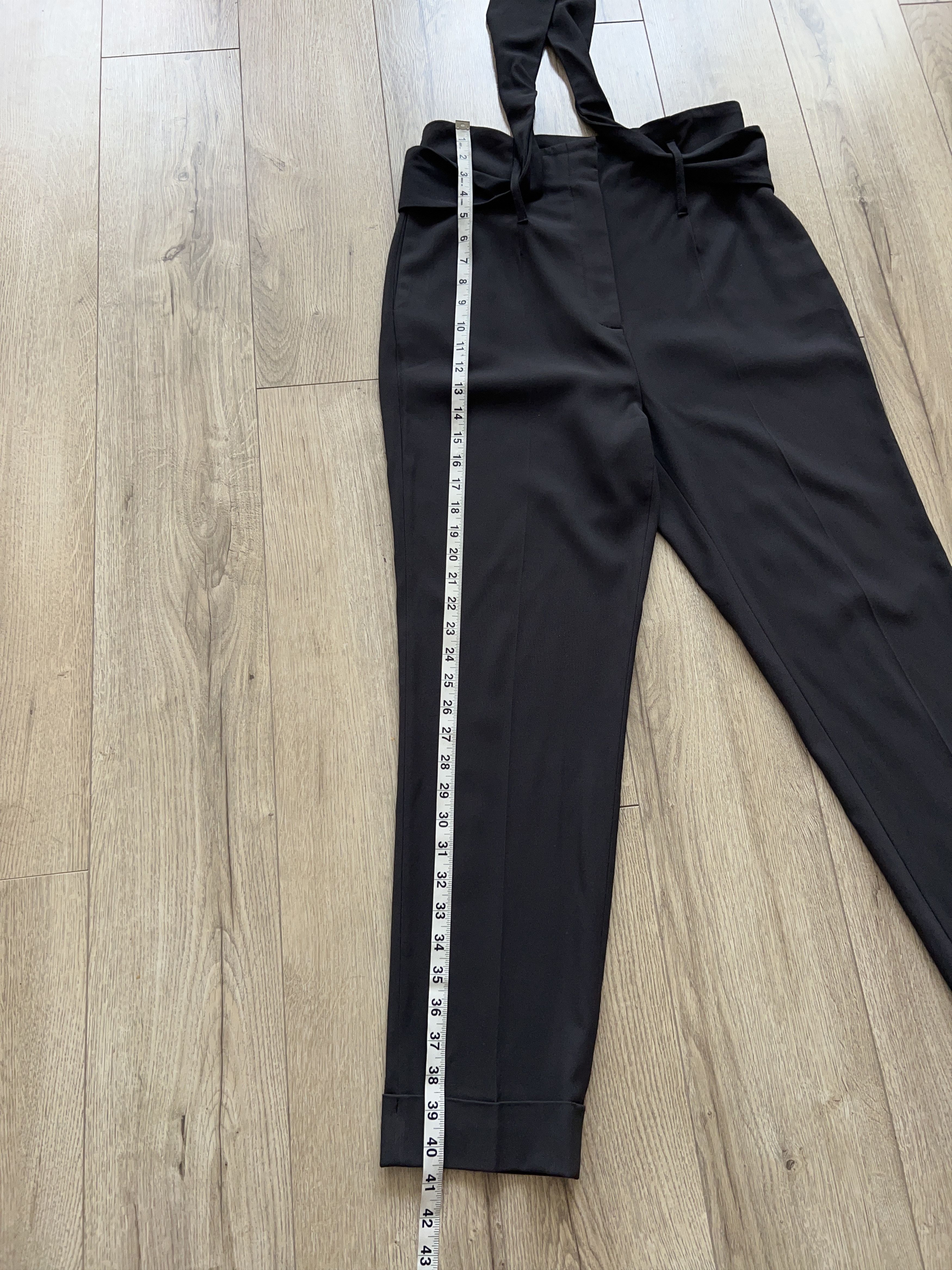 Designer × Fabiana Filippi Womens Belted High Waist Pants Trousers Dark Grey Size M Size 30" / US 8 / IT 44 - 14 Thumbnail