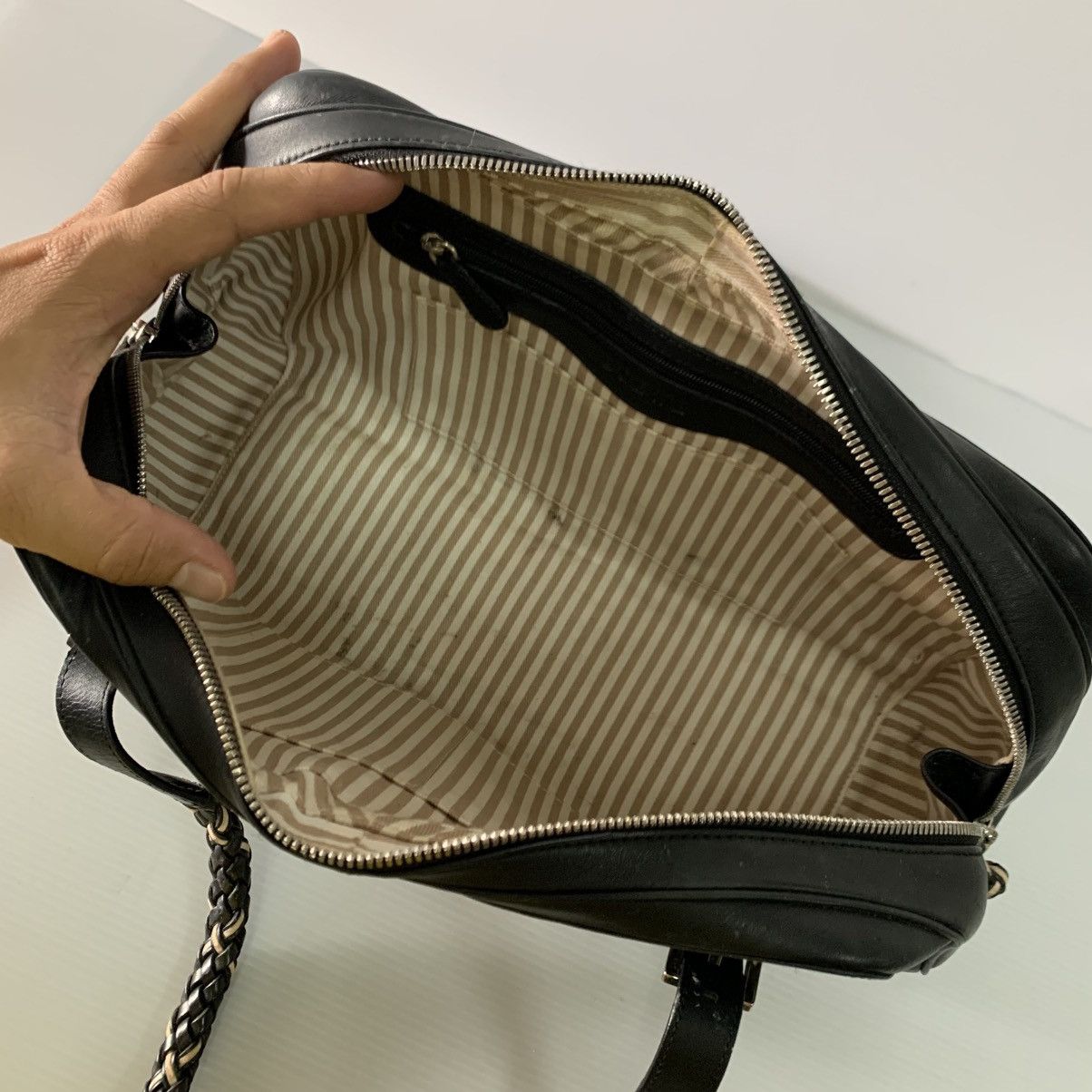 Loewe Loewe Black Leather Handbag Size ONE SIZE - 10 Thumbnail