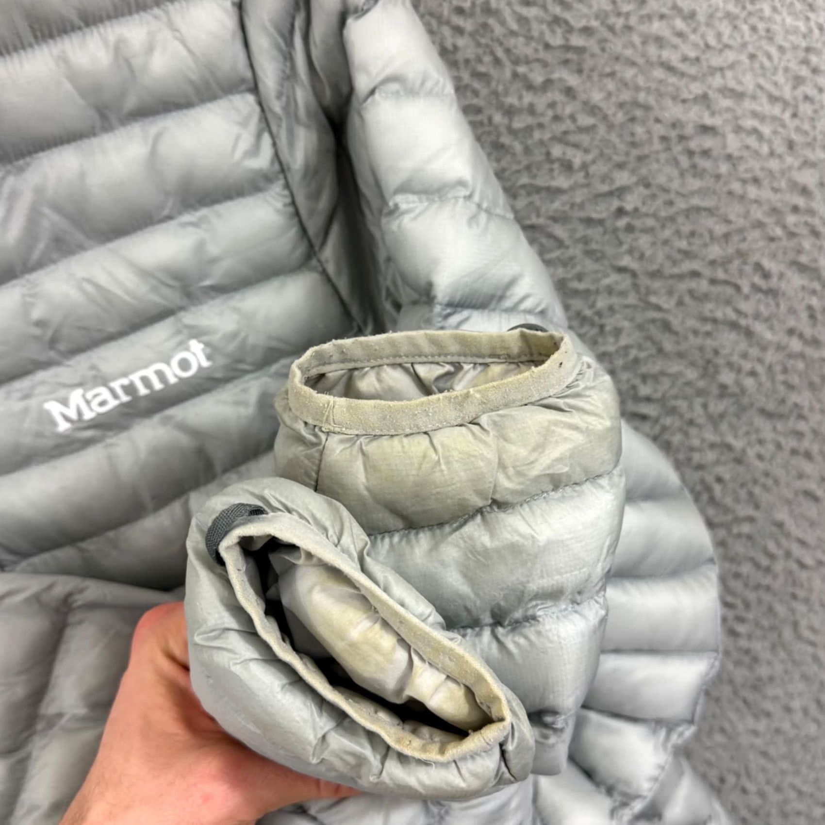 Marmot Marmot Echo Featherless Jacket Women’s Large Gray Puffer Quilted Zip Thinsilate Size L / US 10 / IT 46 - 6 Thumbnail