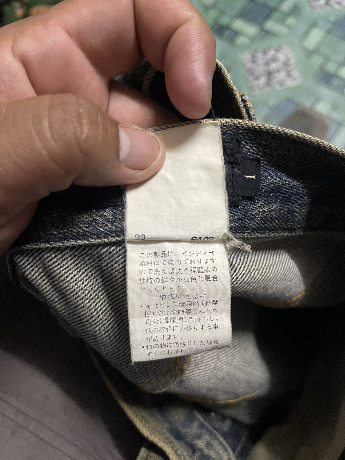 Yohji Yamamoto Distressed Denim Ined By Yohji Yamamoto Denim Pant Size US 30 / EU 46 - 11 Thumbnail