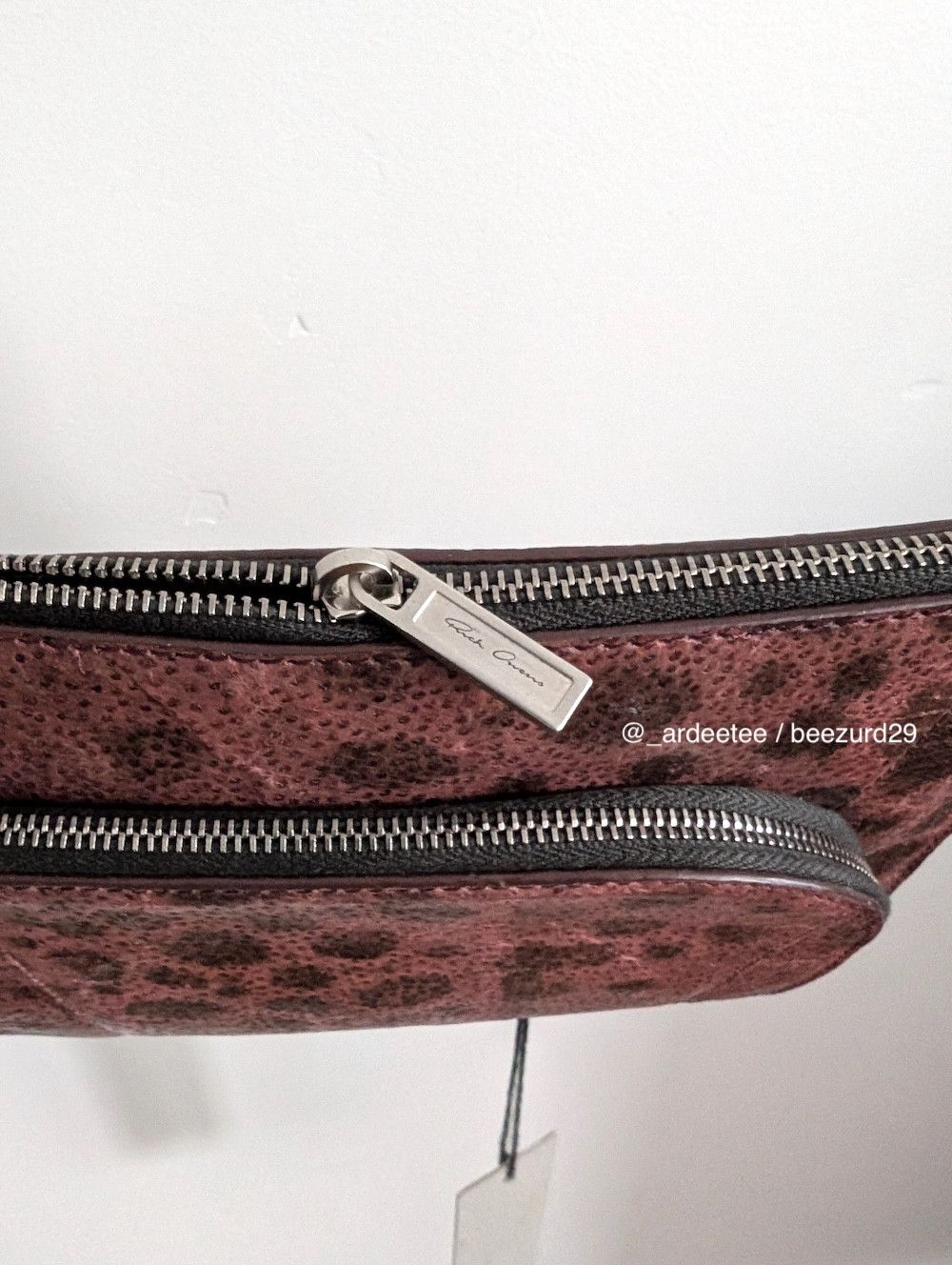 Rick Owens 💥UNRELEASED 1/1 WOLFFISH/SEAWOLF CLUB POUCH Size ONE SIZE - 5 Thumbnail