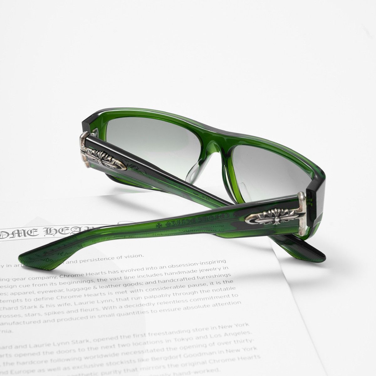 Chrome Hearts CHROME HEARTS YER BJORN AGAIN MOSS SUNGLASSES Size ONE SIZE - 7 Thumbnail