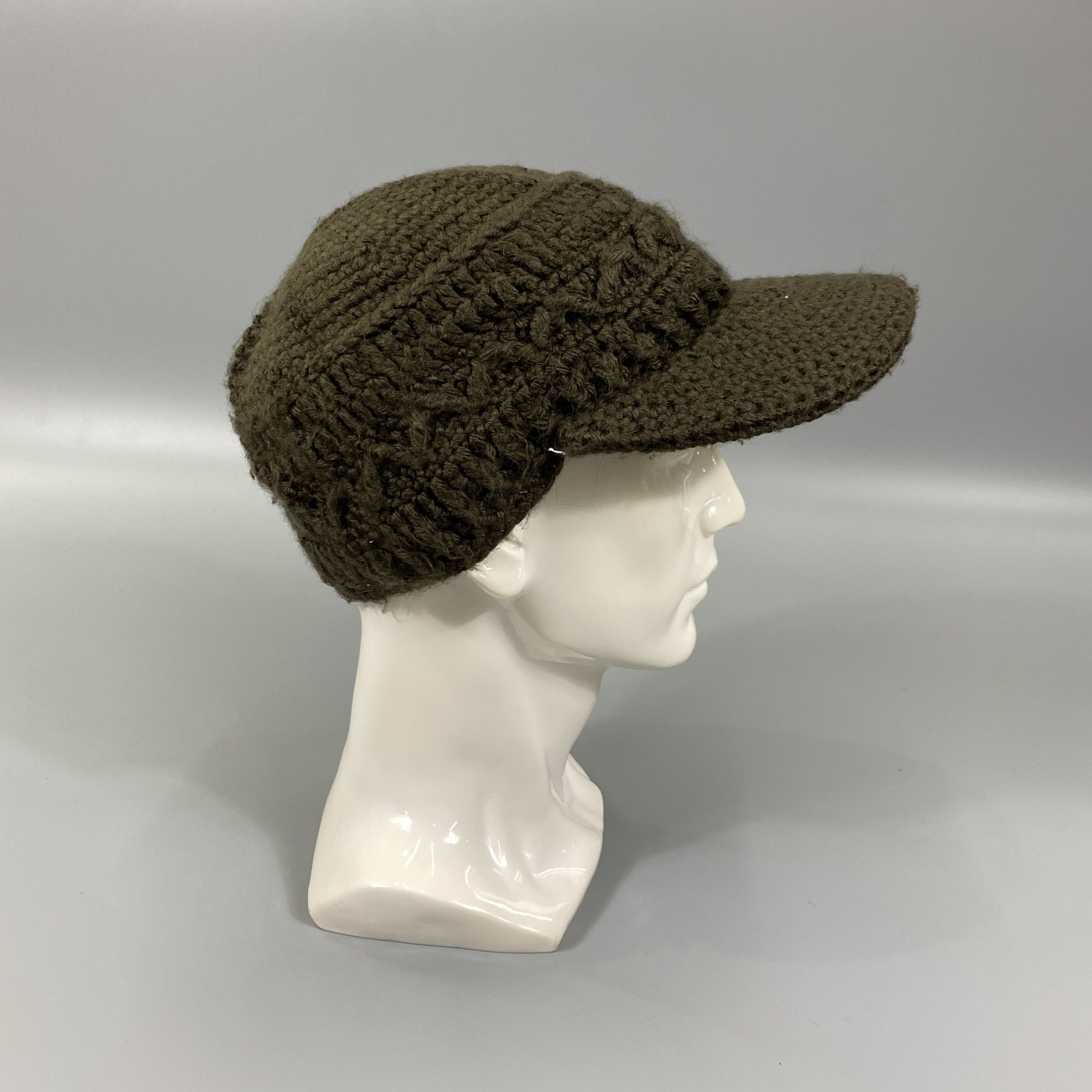 Japanese Brand Jerk Total Wears Beanie Hats With Brim -BN827 Size ONE SIZE - 3 Thumbnail