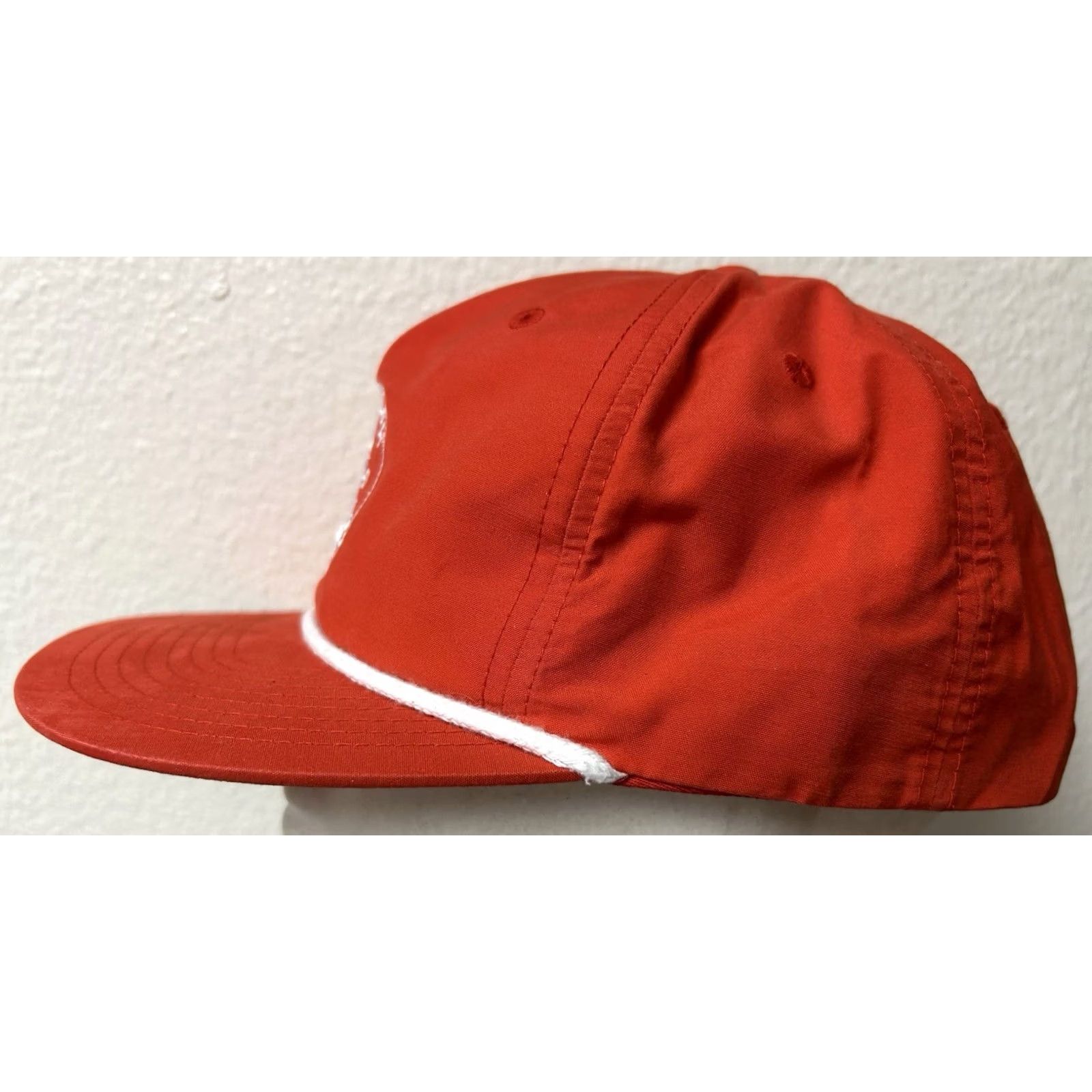 Vintage VINTAGE Hayden Lake Idaho Country Club Rope Snapback Hat Cap Red Unisex Adults One Size Embroidered Golf Size ONE SIZE - 4 Thumbnail