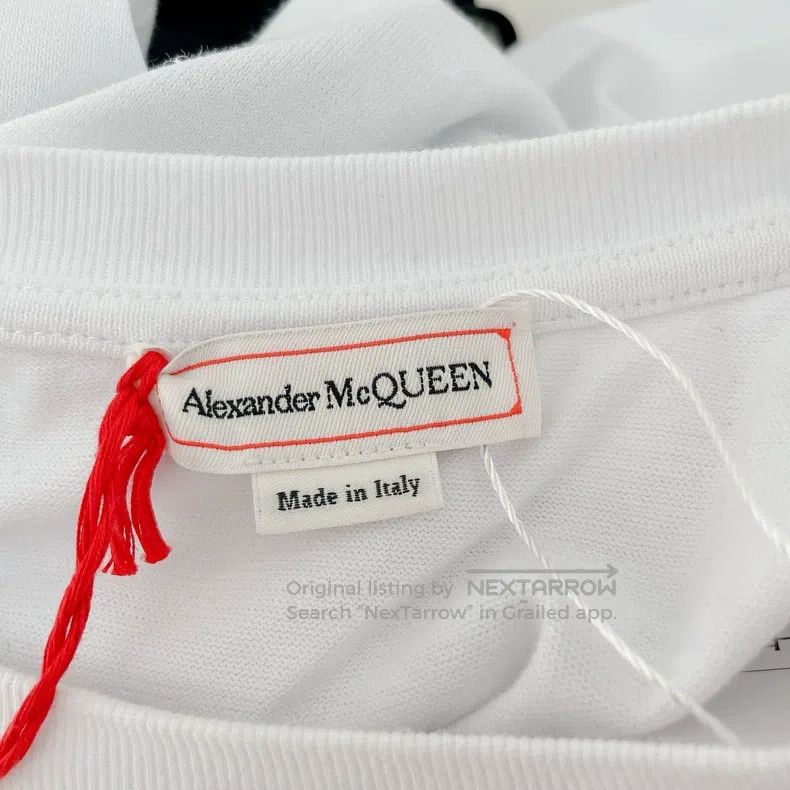 Alexander McQueen Alexander Mcqueen White fishbone short sleeves Size XS / US 0-2 / IT 36-38 - 6 Thumbnail