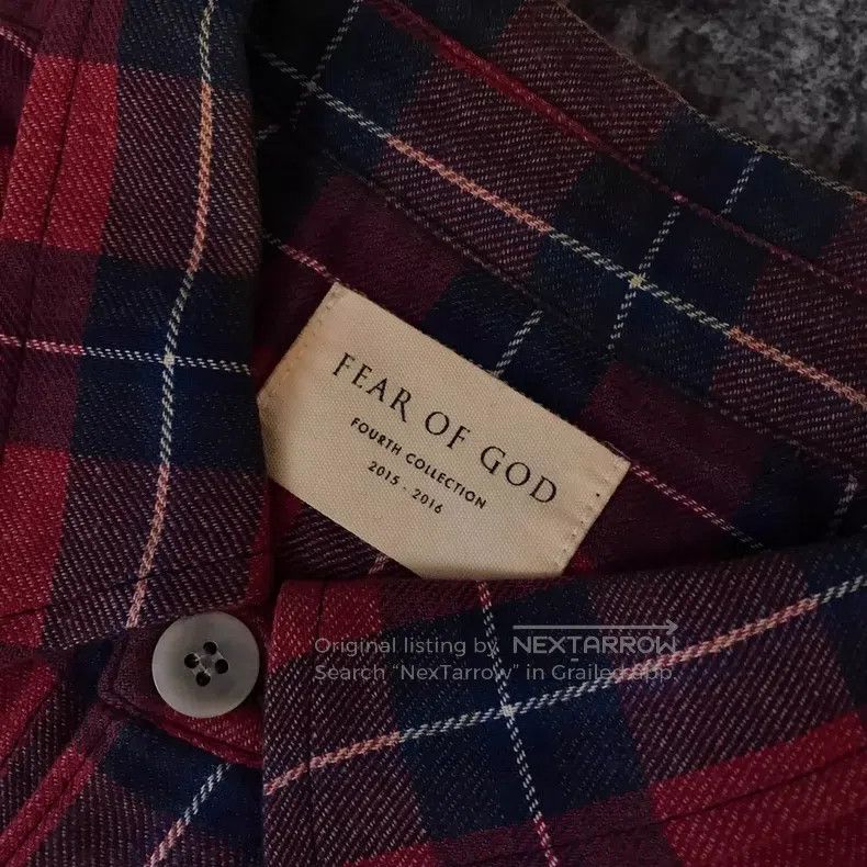 Fear of God Fear of God Limited side zipper plaid shoulder Size US S / EU 44-46 / 1 - 8 Thumbnail