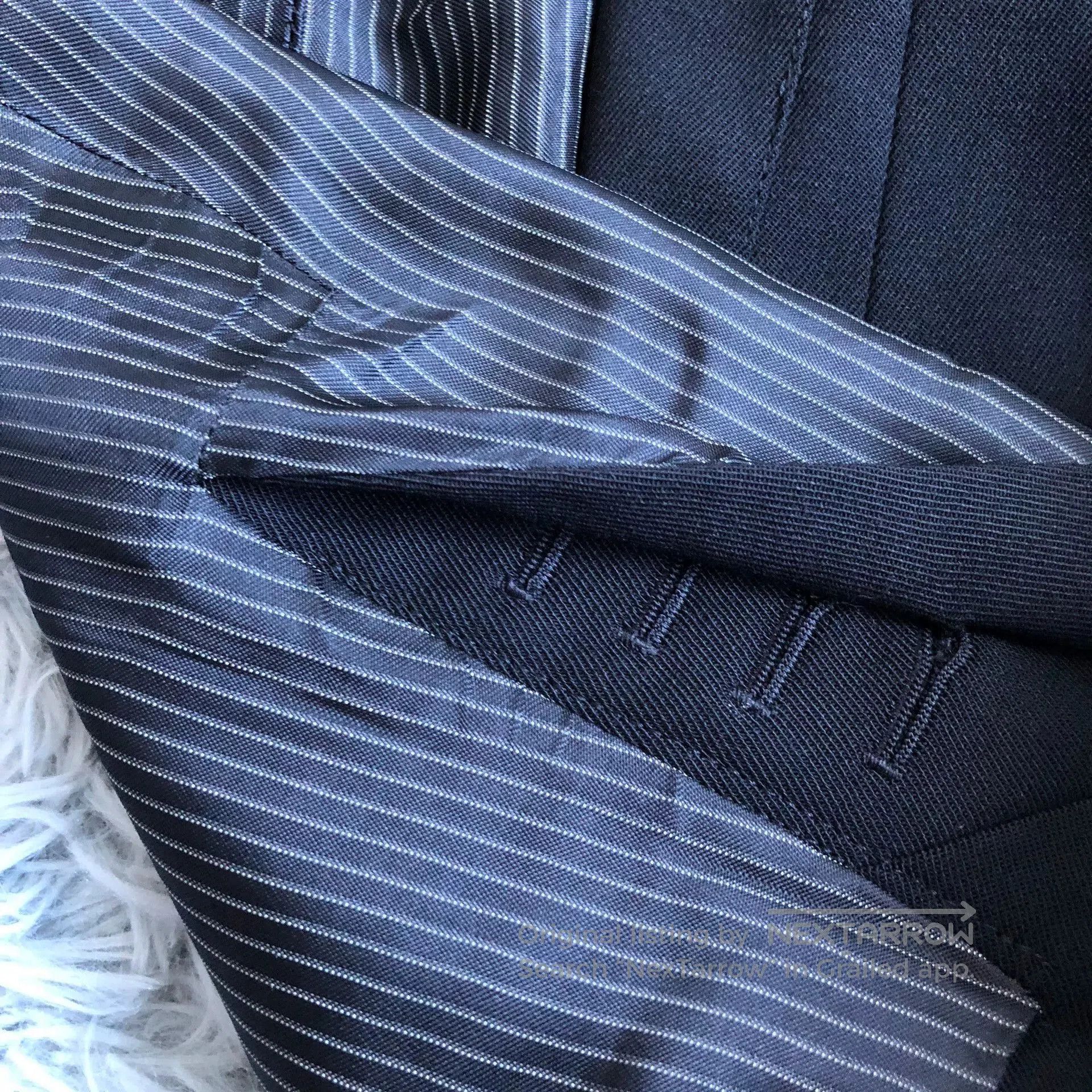 Dior Dior Homme Wool Stripe Back Zip Blazer. Size US S / EU 44-46 / 1 - 3 Thumbnail