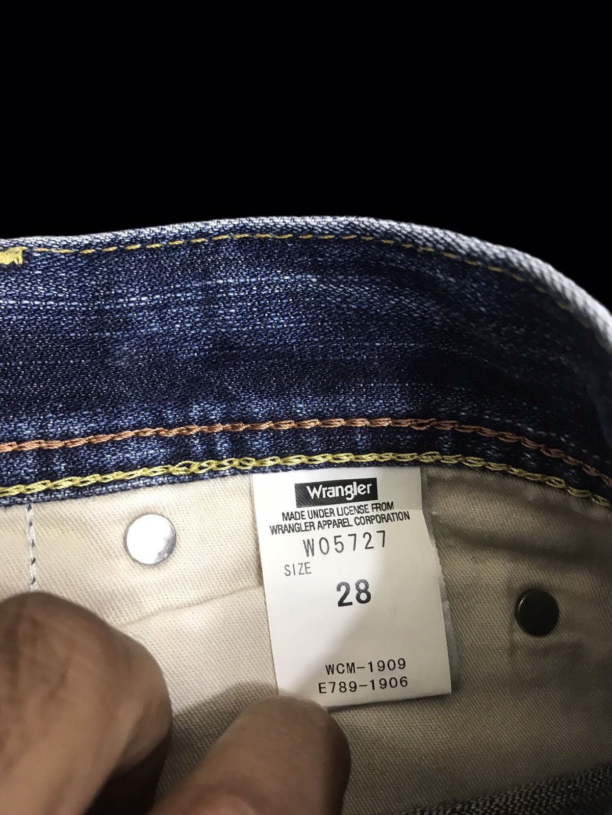 Wrangler 💥FLARE💥Archival Wrangler Stonewash Flare Denim F274 Size US 29 - 20 Thumbnail