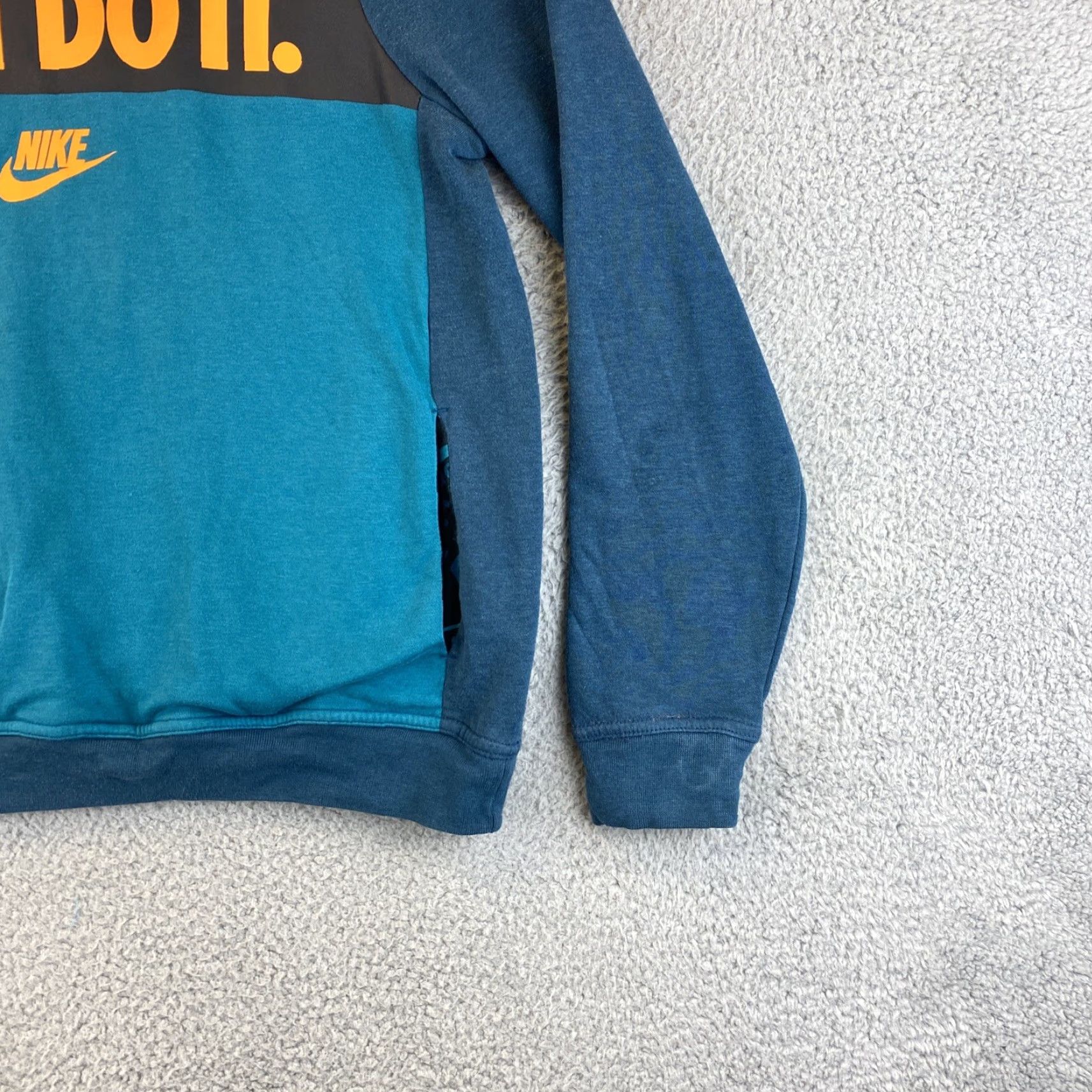Nike Nike Sweatshirt Women Long Sleeve High Neck Pullover Heathered Blue Size S Activewear Nike Logo 71-22 Womens Size S / US 4 / IT 40 - 4 Thumbnail