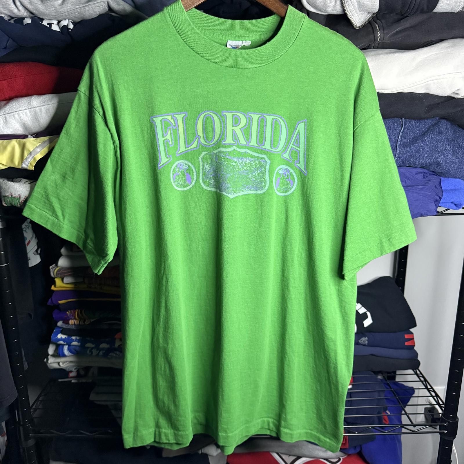 Aritzia Vintage 90's Florida T-Shirt Size US XL / EU 56 / 4 - 1 Thumbnail