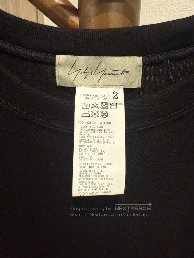 Yohji Yamamoto Yohji Yamamoto Classic Black T-shirt. Size US M / EU 48-50 / 2 - 2 Thumbnail