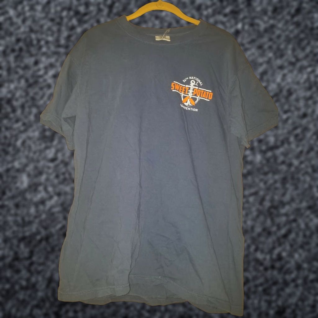 Comfort Colors 56th Annual Sweet Potato Convention T Shirt Mens M Double Sided Blue Size US M / EU 48-50 / 2 - 1 Thumbnail