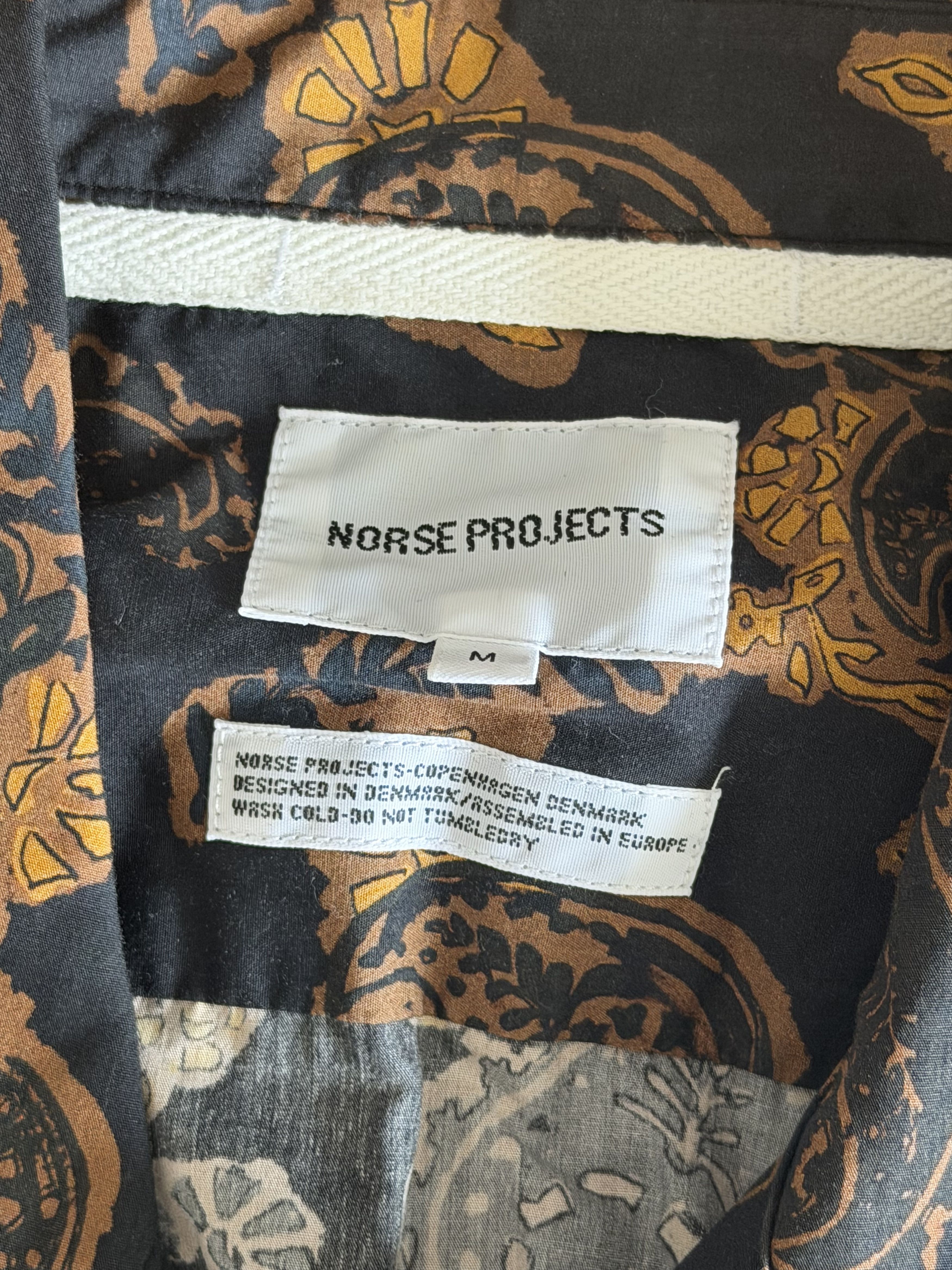 Norse Projects Carsten Paisley Floral Lightweight Camp Collar Shirt Size US M / EU 48-50 / 2 - 3 Thumbnail