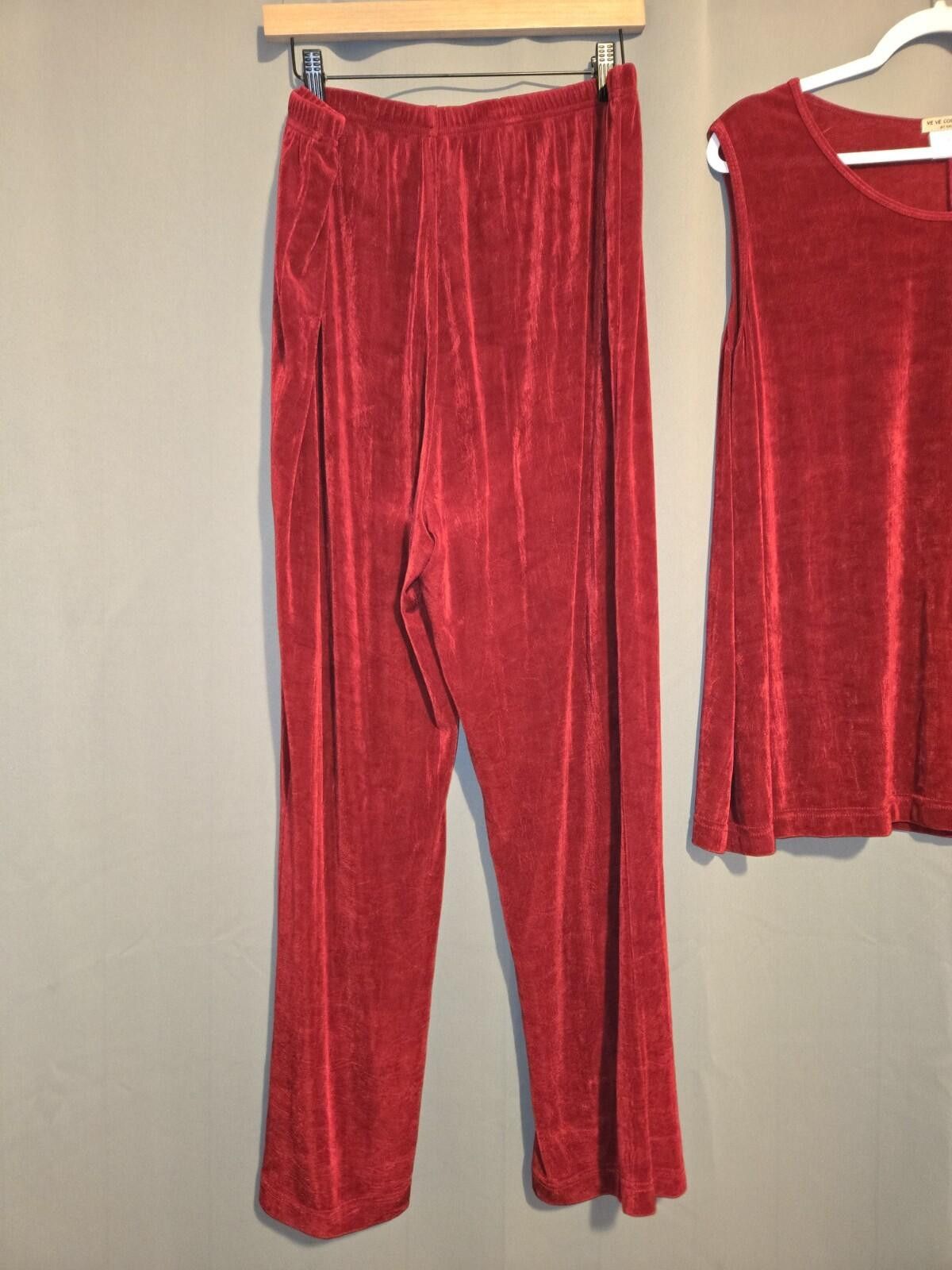 Other Ve Ve Collection By Vikki Vi Women's Red Top 3X Bottom 1X Size ONE SIZE - 3 Thumbnail