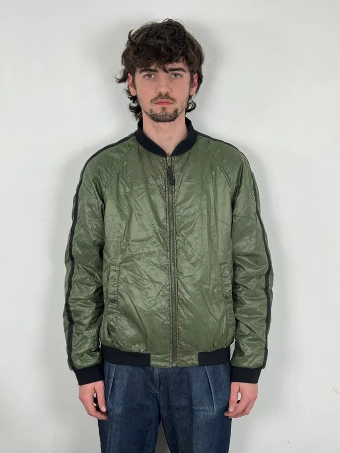 Prada AW2009 Prada Green Nylon Lined Bomber Jacket Size US M / EU 48-50 / 2 - 2 Thumbnail