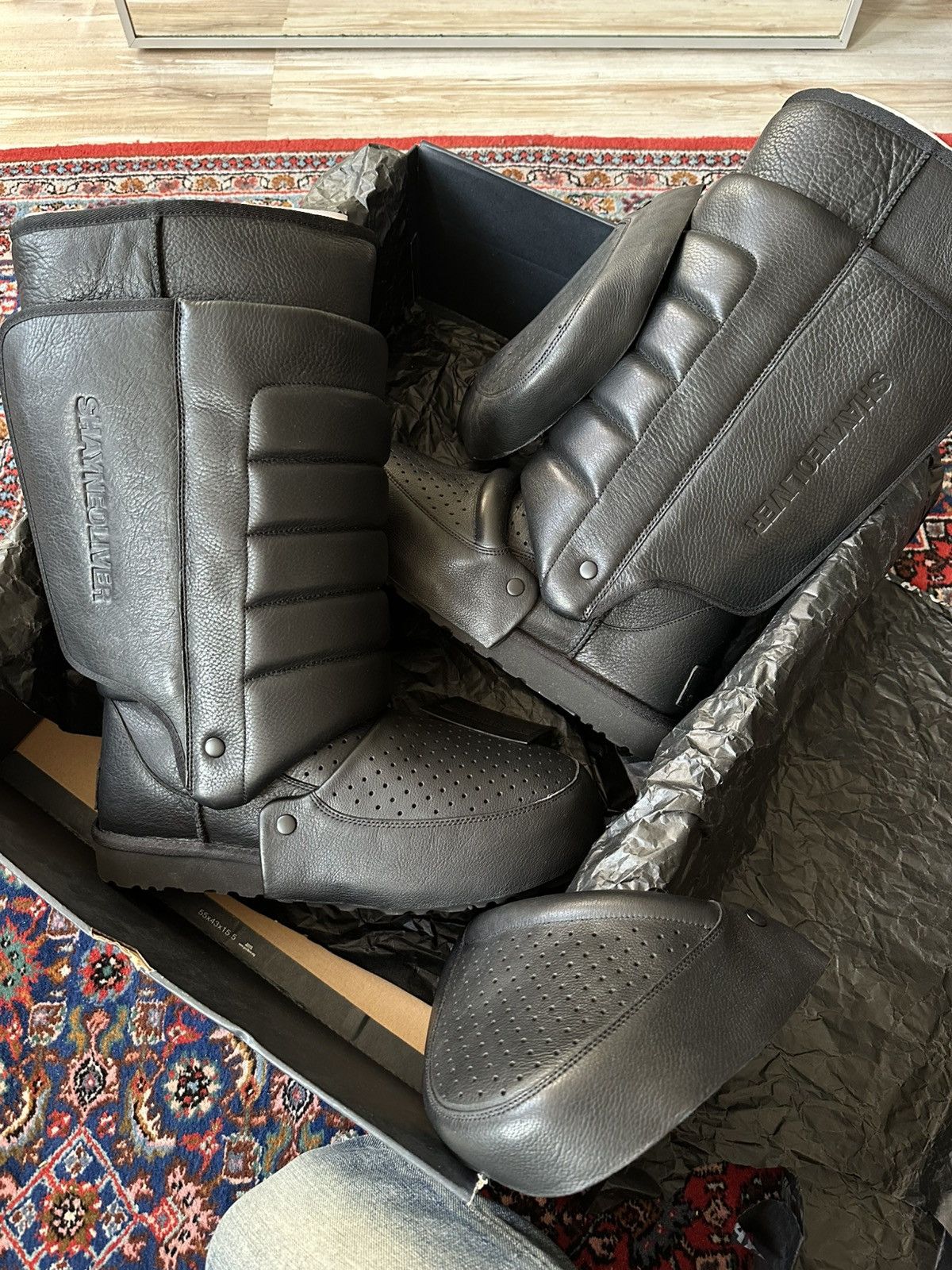 Hood By Air × Ugg Ugg Shayne Oliver Armourite Greaves 13/46 Brand new unworn Size US 13 / EU 46 - 14 Thumbnail