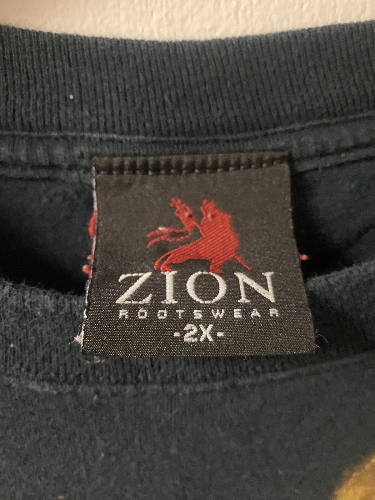 Zion Rootswear Vintage Bob Marley Zion Rootswear Lion L/S Shirt Size US XXL / EU 58 / 5 - 2 Thumbnail