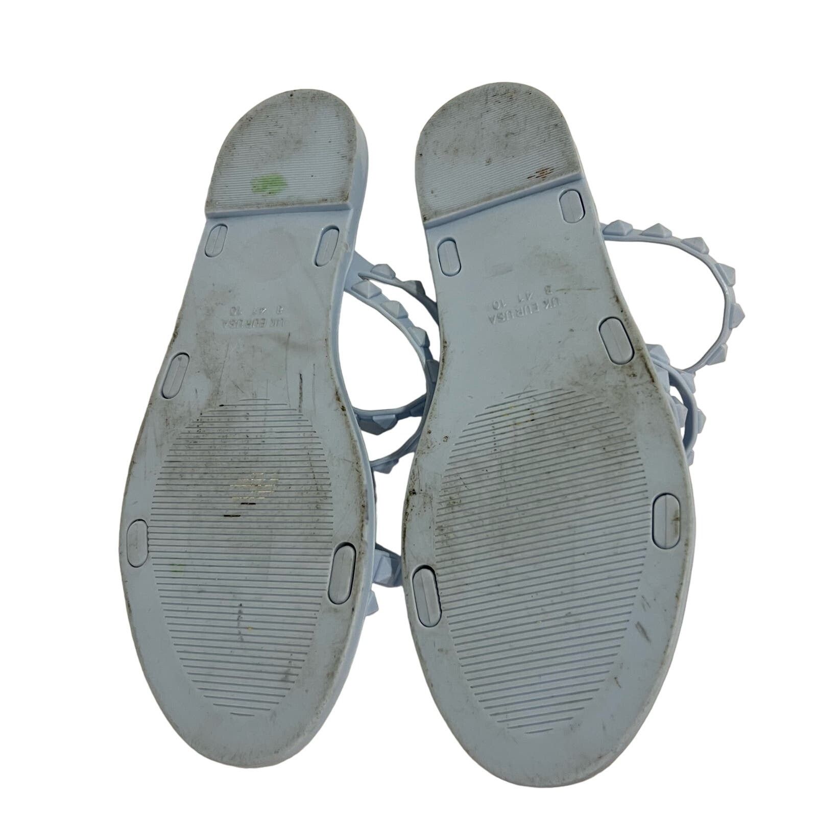 Other Olivia Miller Blue Studded Strappy Jelly Sandals Size 10 Size US 10 / IT 40 - 5 Thumbnail