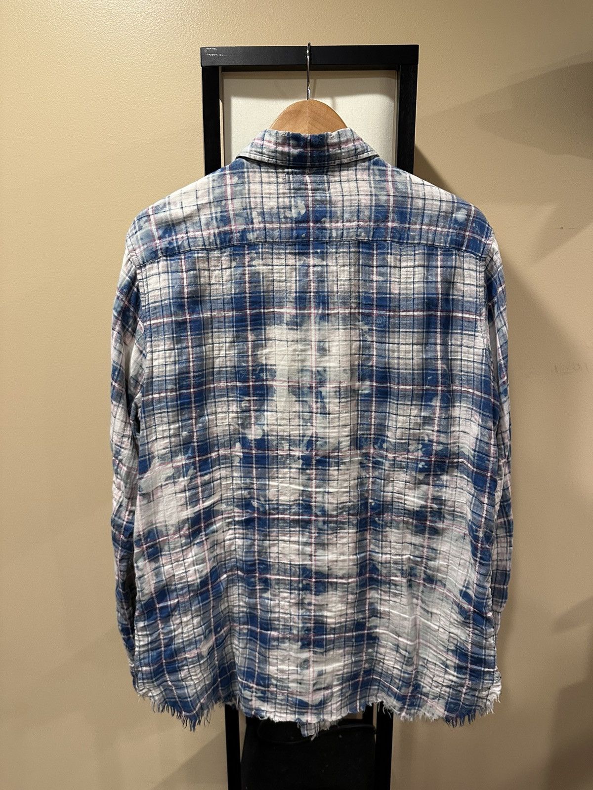 Saint Laurent Paris Saint Laurent x Hedi SS16 Surf Sound Bleach Shirt Flannel Size US L / EU 52-54 / 3 - 2 Thumbnail