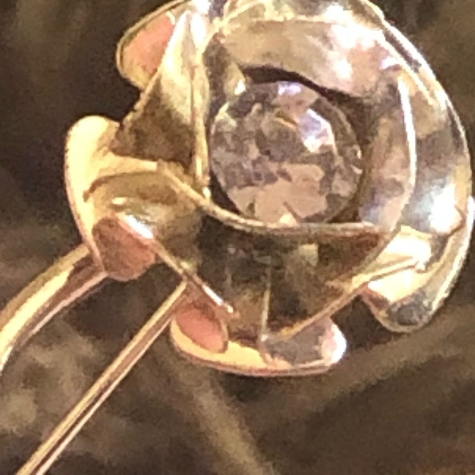 Vintage Vintage Avon silver plated rose brooch pin Size ONE SIZE - 6 Thumbnail