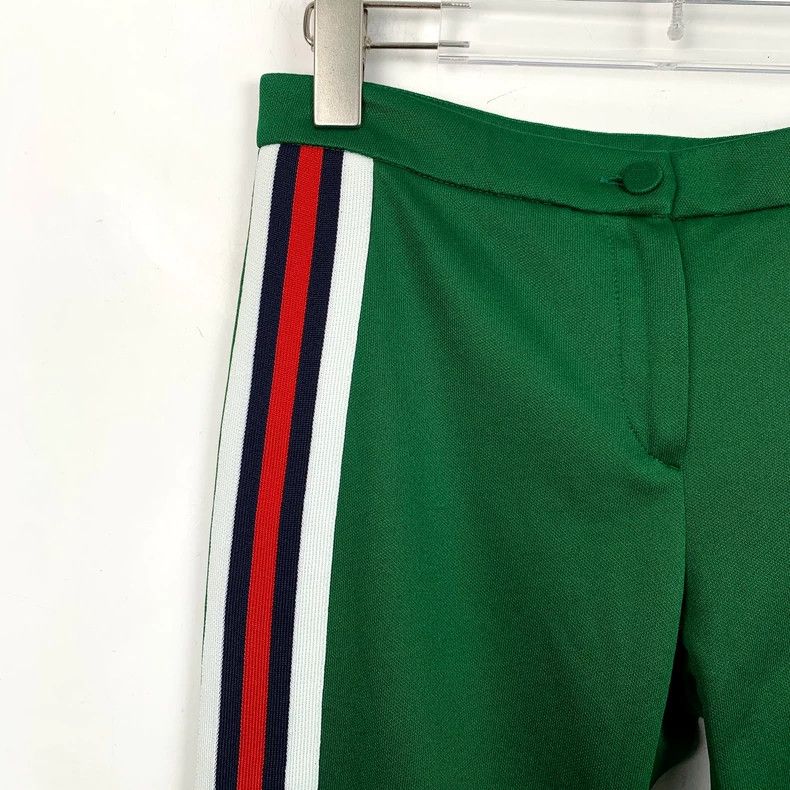 Gucci Gucci Size XS Green side striped leggings XS size 2502-Nex Size US 26 / EU 42 - 3 Thumbnail
