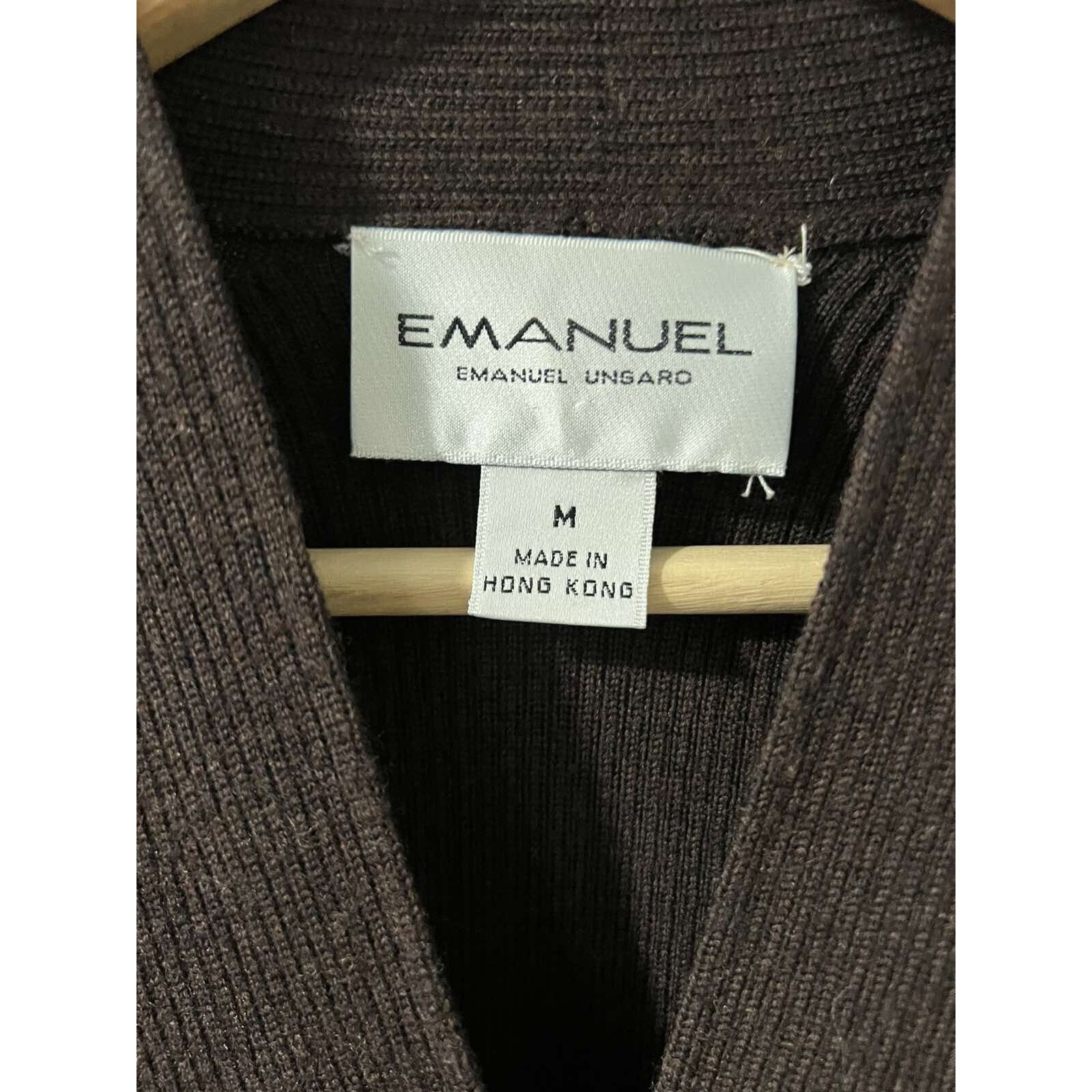 Emanuel Ungaro Emanuel Ungaro Sweater Brown Size M A001369 Size M / US 6-8 / IT 42-44 - 3 Thumbnail