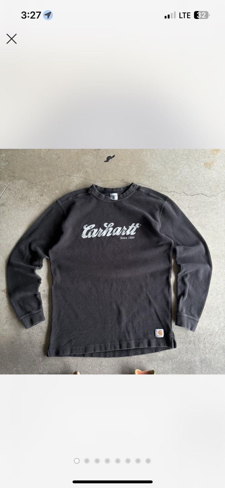 Carhartt Vintage thermal Carhartt long sleeve Size US M / EU 48-50 / 2 - 3 Thumbnail