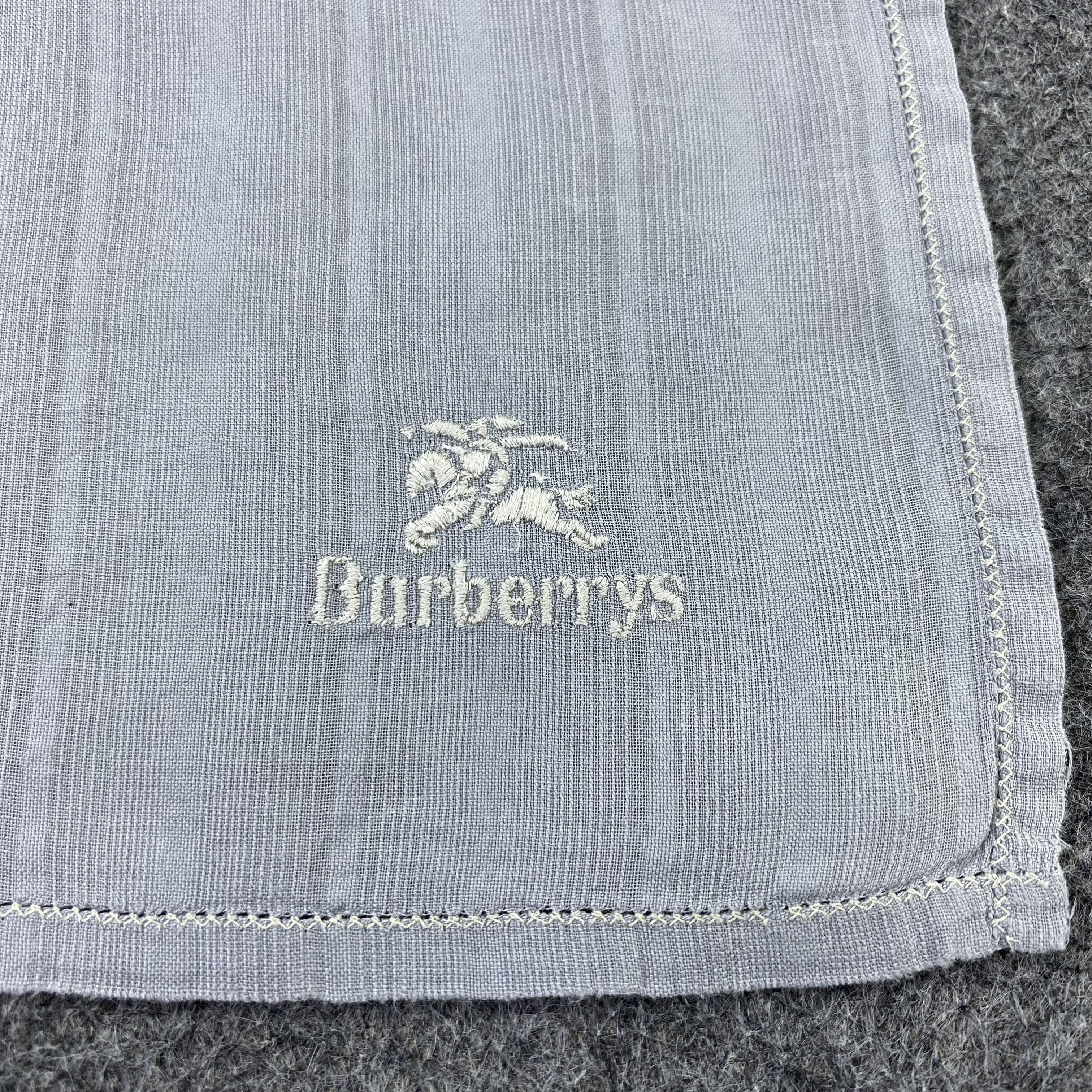 Burberry × Vintage Burberry Handkerchief / Bandana / Neckerchief-B1498 Size ONE SIZE - 5 Thumbnail