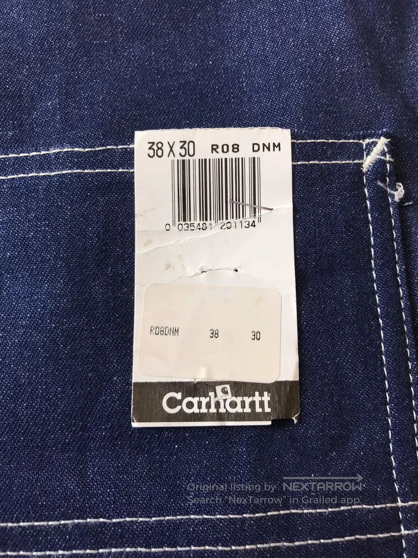 Carhartt Carhartt R08 Denim Overalls USA Made. Size US 38 / EU 54 - 8 Thumbnail