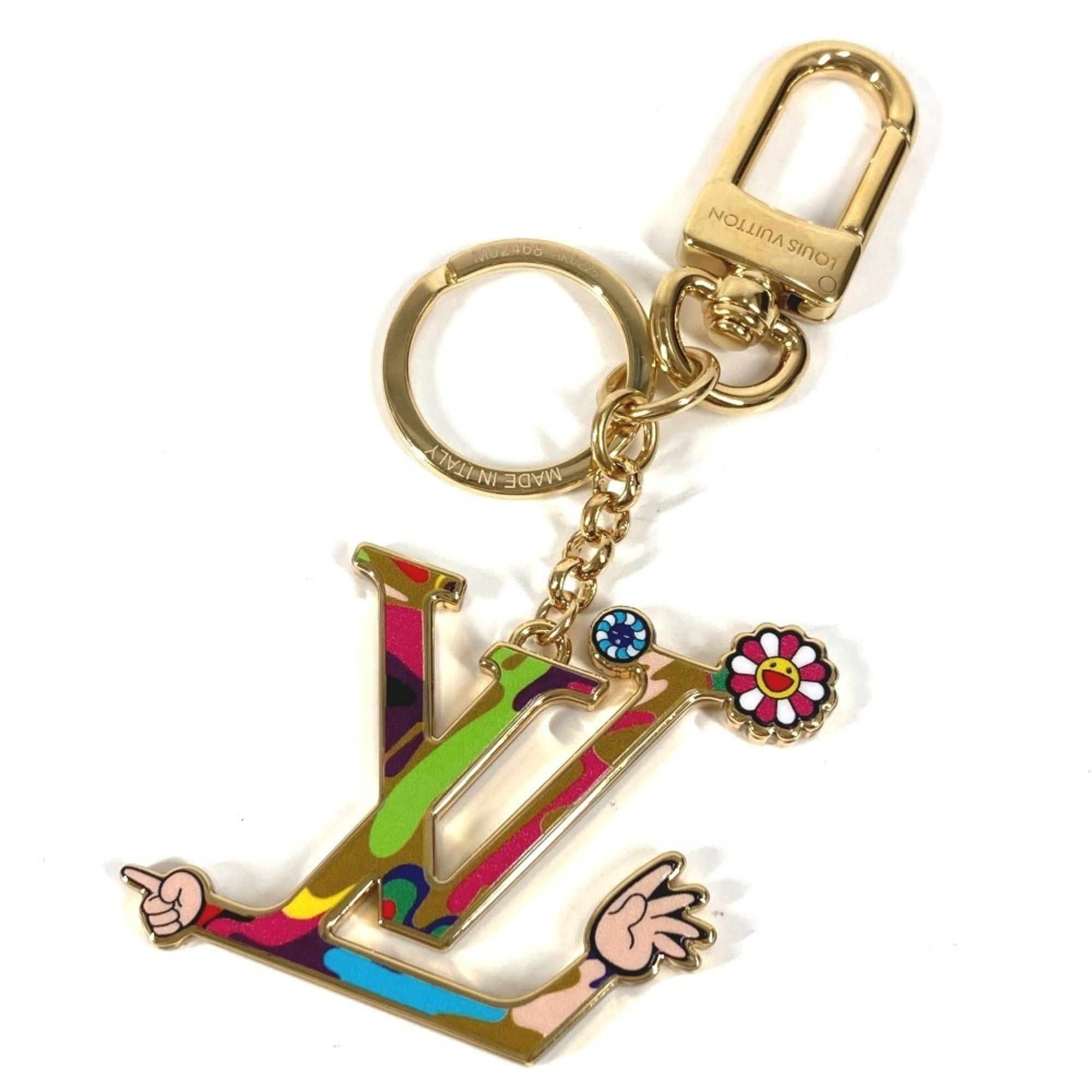 Louis Vuitton LOUIS VUITTON M02468 LV Logo LV×TM Takashi Murakami Keychain, Iconic Superflat Bag Charm Metal, Men's and Women's, Multicolor Size ONE SIZE - 1 Thumbnail